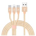 Ampd 3 in 1 Multi Tip USB Connection Cable Rose Gold AA-USB-3IN1-ROSEGOLD